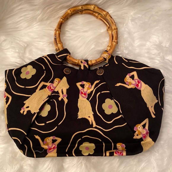 Hula Girl Cloth Bag - Picture 1 of 3